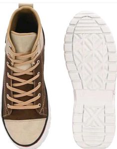 Brown Unisex Casual Boots