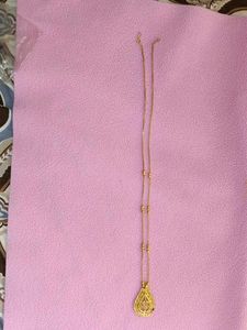 Golden Long Chain Pendant
