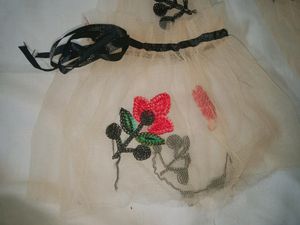 Net Top With Flare Sleeves