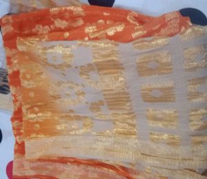 Pink Embroidered Dupatta