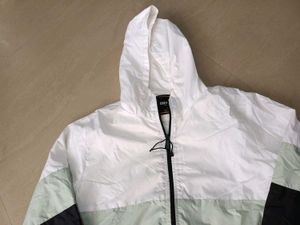 Colorblock Windbreaker Jacket, Size S