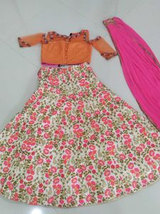 Floral Lehenga Choli Set