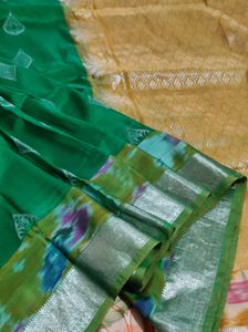 Green Soft Silk Kanchipuram Saree