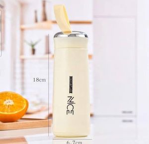 Nice flask Glass Water Bottle 400 ml Pack of 1