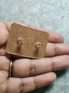 92.5 Silver Swarovski Stone Cute Stud Earrings