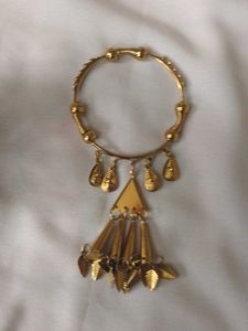 Golden  Bangles With Hangings