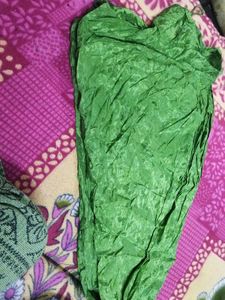 Olive Long SalwaarWith Belt Style