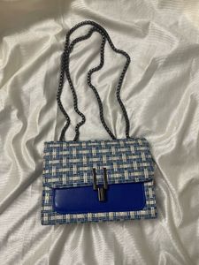 Blue crossbody bag