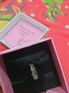 GIVA 925 SILVER ENGRAVED RING