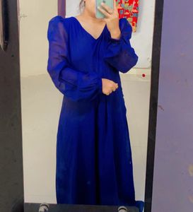 Long Designer Princess Sleeves One Piece