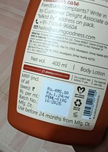 Plum Body Lovin&#39; hazelnut eclair Lotion