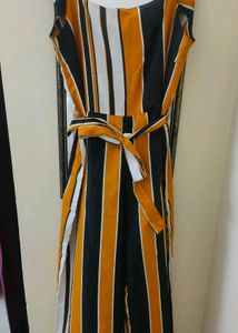 Striped Jumpsuit