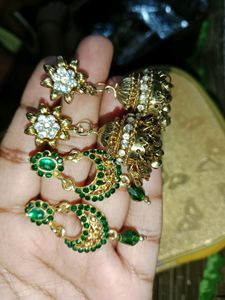 Jhumka &amp; Earrings Combo 🖤