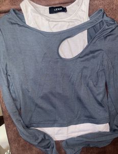 CIDER Cut-Out Bodycon Top