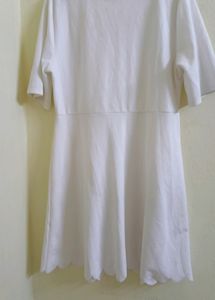 White Scallop Dress.