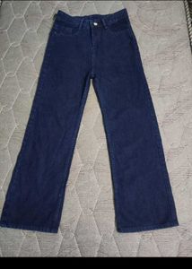 Wide Leg Denim Jeans