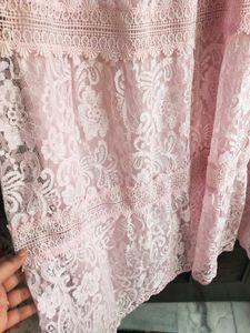 Pink Lace Vintage Dress SAVANA