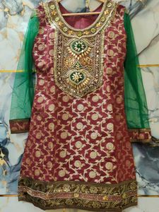 Banarasi Elegant Embroidered Kurta