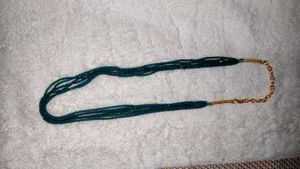 Crystal Beaded Green Necklace