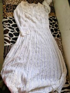 Lucknowi Chikankari Kurti Set