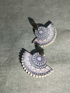 Short Mandala Art Jhumkaa