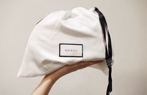 Gucci satin dustbag