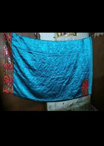 Badhni silk saree and blouse.
