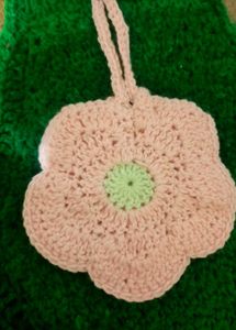Crochet Flower Scrubby
