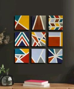 Assorted Hand-painted Wall Decor Set