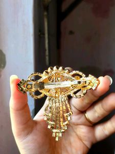 Hair Clip with Rhinestones