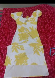 Floral Cutout Midi Dress