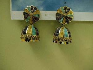 Multicolored Jhumka
