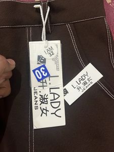 L. Lady Brown Cargo Pants