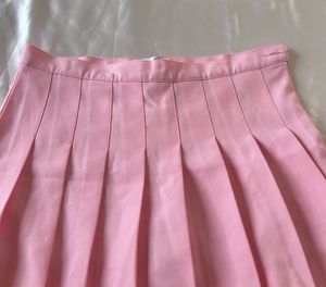 Pinterest Pink Mini Pleated Skirt