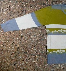 Striped Floral Cardigan