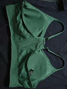 Victoria's Secret PINK Green Sports Bra