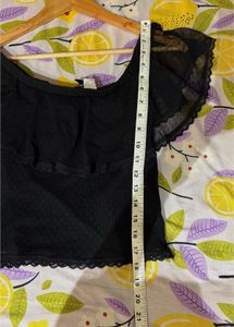 H&amp;M Beautiful Black Lace  Top