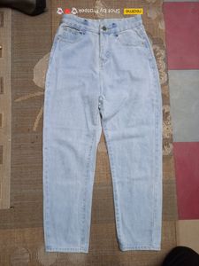 26 Size Women High Waist Regular Fit Jeans