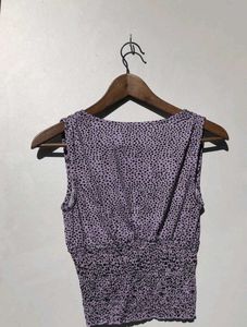 Spotted Sleeveless Top