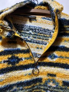 Aztec Print Fuzzy Pullover