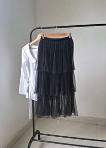 ZARA tulle tiered skirt