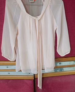 Elegant Sheer Blouse(Top)