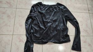 Metallic Twist Front Party wear Top