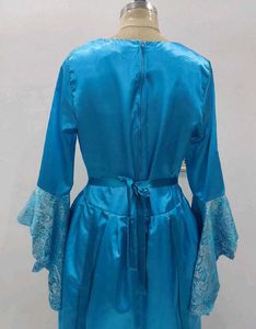 Blue Renaissance-Style Dress