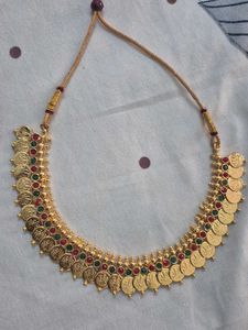 Vintage Gold Coin Necklace &amp; Chain COMBO