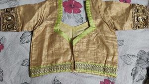 Green Embellished Saree