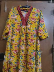 Floral Print Kurta Set