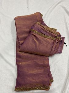 Elegant Purple Saree