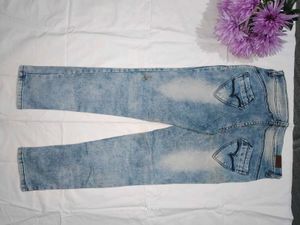 Acid Wash Denim Jeans