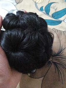 Black Hair Bun